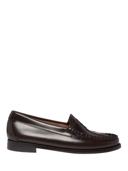 G.H.BASS Weejun Penny Leather Loafers, Chocolate, Chocolate