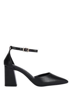 Carvela Refined Court Shoes, Black, Black