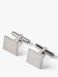 Simon Carter Mother of Pearl Sterling Silver Square Cufflinks