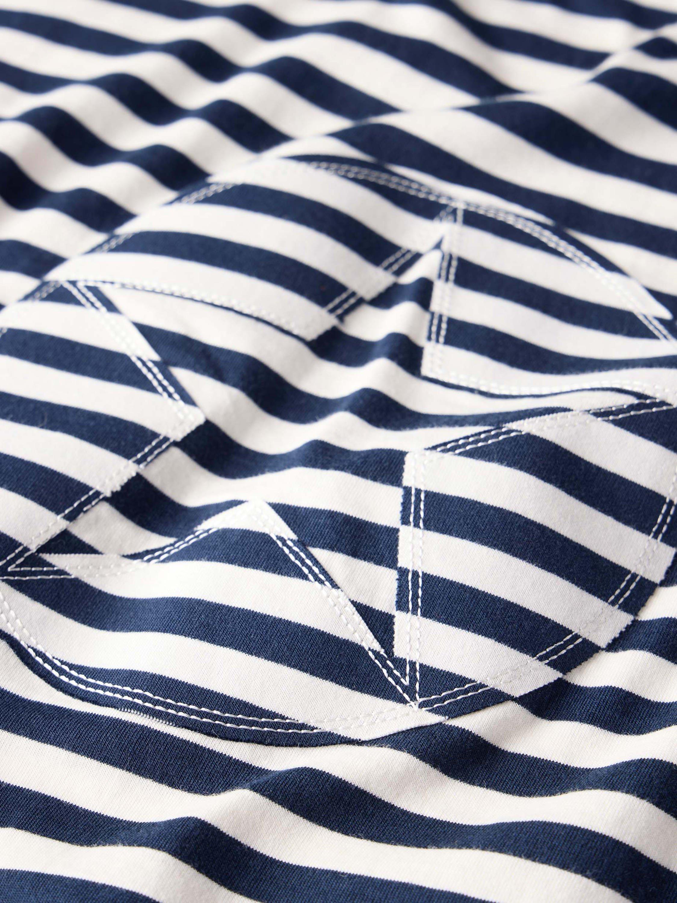 Product image 8 of 8, which shows Mint Velvet Stripe Star T-Shirt, Navy/Multi, XS