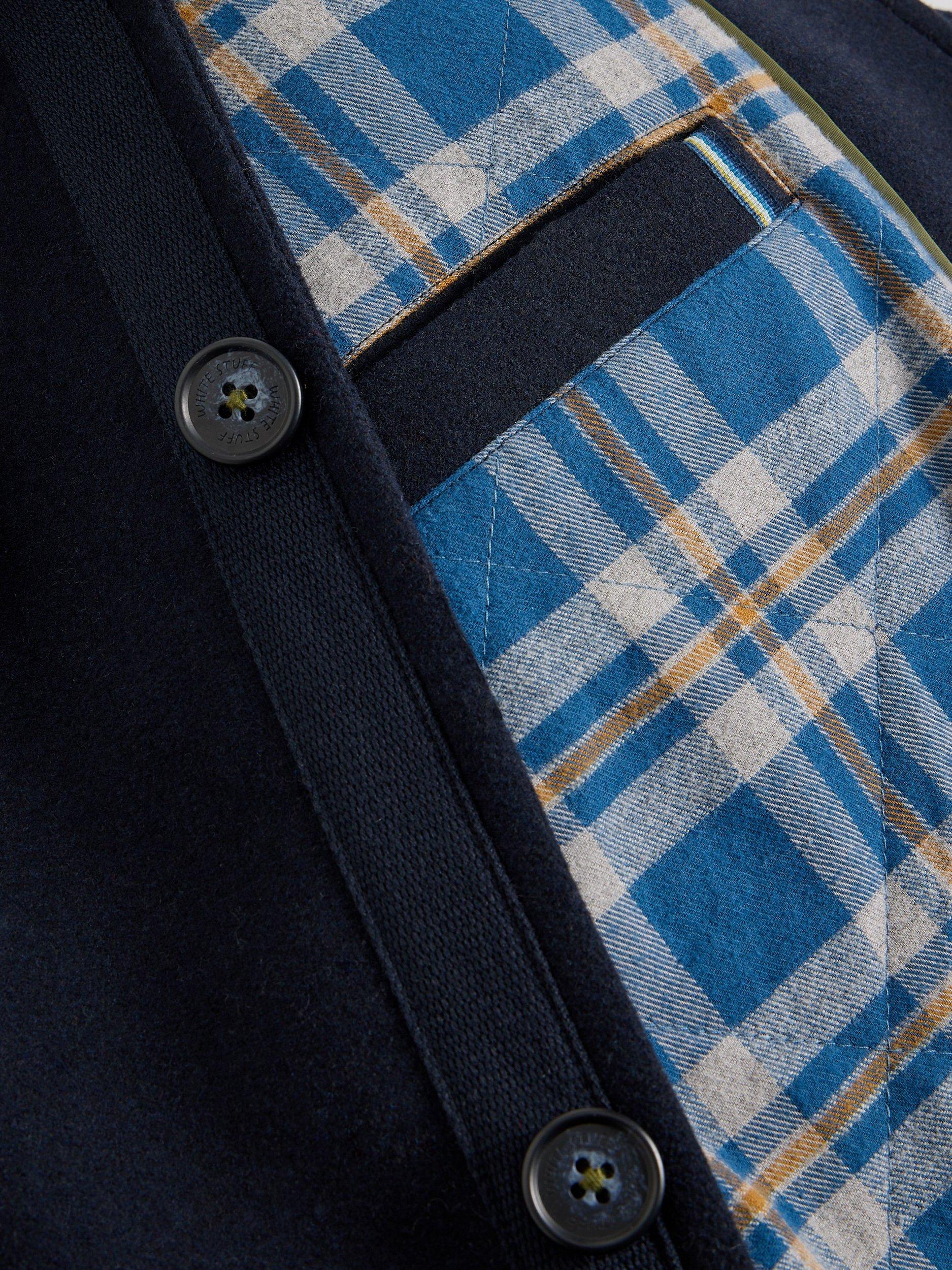 Product image 6 of 6, which shows White Stuff Wool Blend Utility Jacket, Dark Navy, M