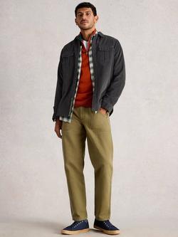 White Stuff Griffin Cotton Shirt, Dk Grey