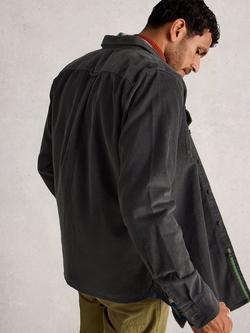 White Stuff Griffin Cotton Shirt - view 2, Dk Grey