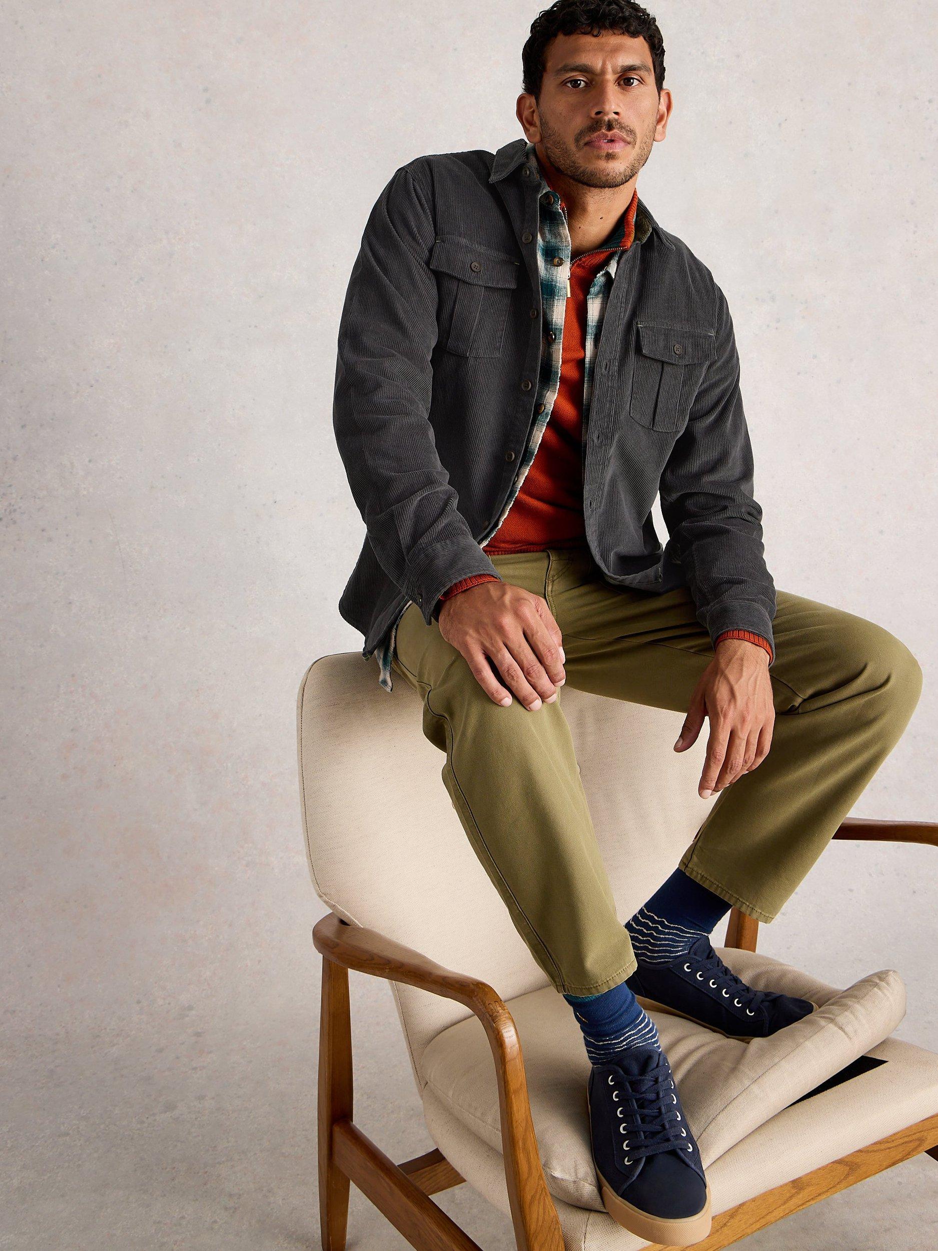 Product image 4 of 6, which shows White Stuff Griffin Cotton Shirt, Dk Grey, S