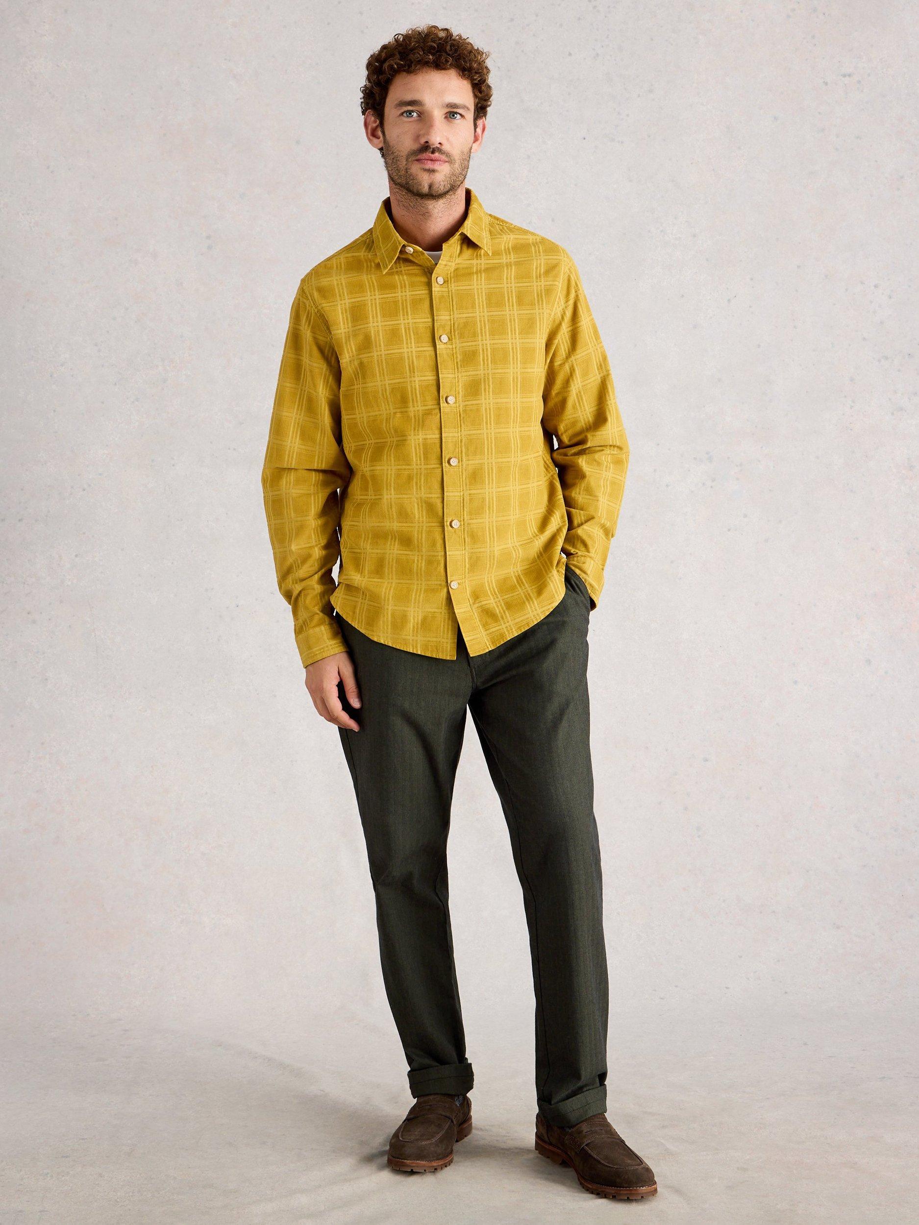 Product image 1 of 6, which shows White Stuff Griffin Shirt, Yellow, M