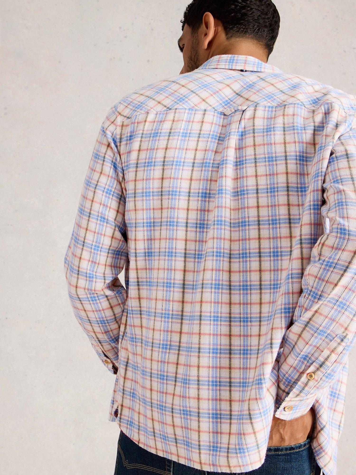 Product image 2 of 6, which shows White Stuff Oakham Cotton Regular Fit Check Shirt, Multi, S