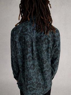 White Stuff Floral Print Cotton Shirt - view 2, Green