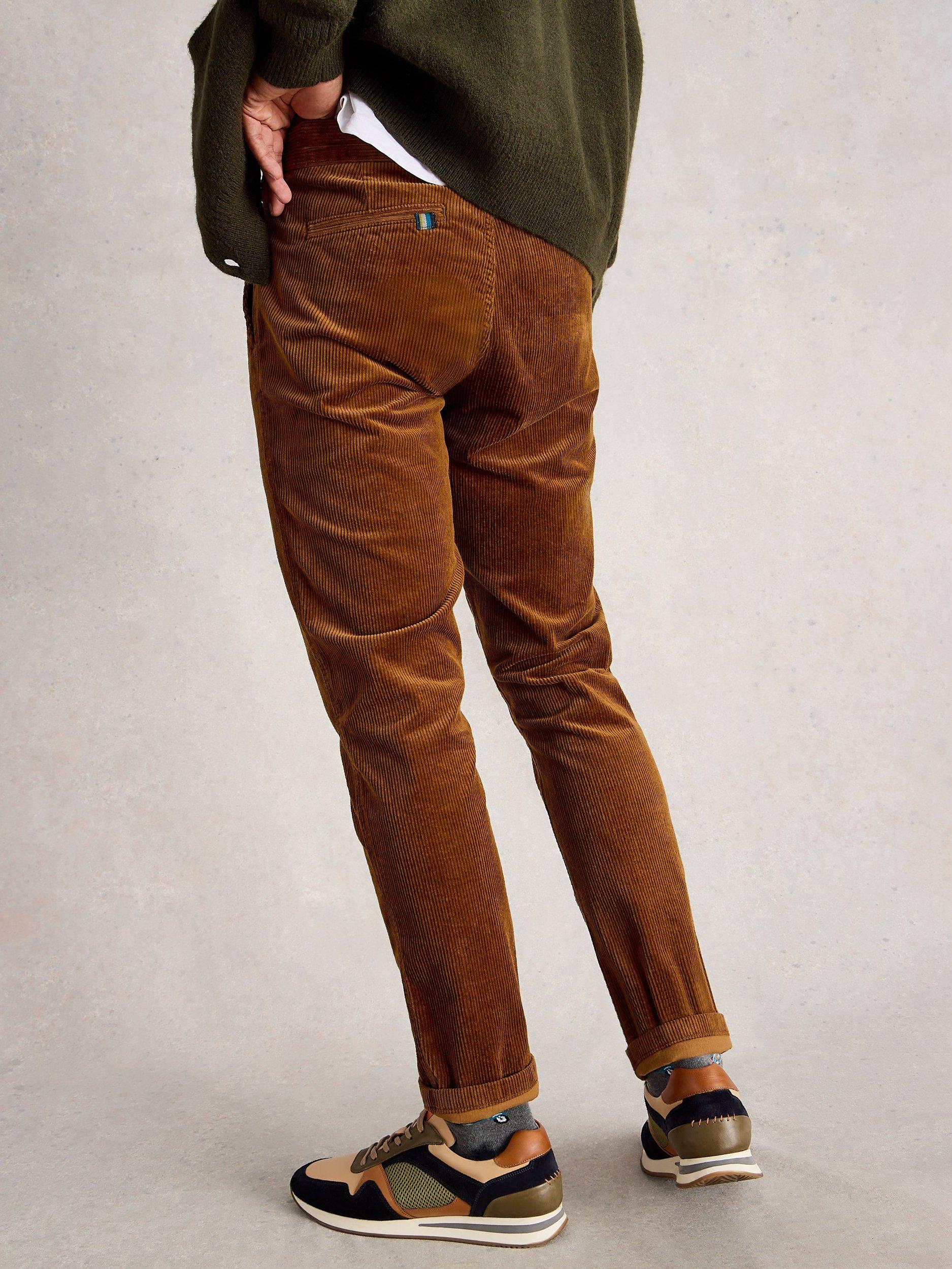 Product image 2 of 6, which shows White Stuff Kimber Corduroy Trousers, Brown, 32R