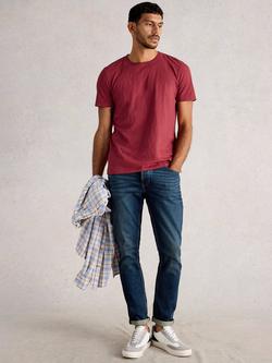 White Stuff Abersoch Cotton T-Shirt, Red