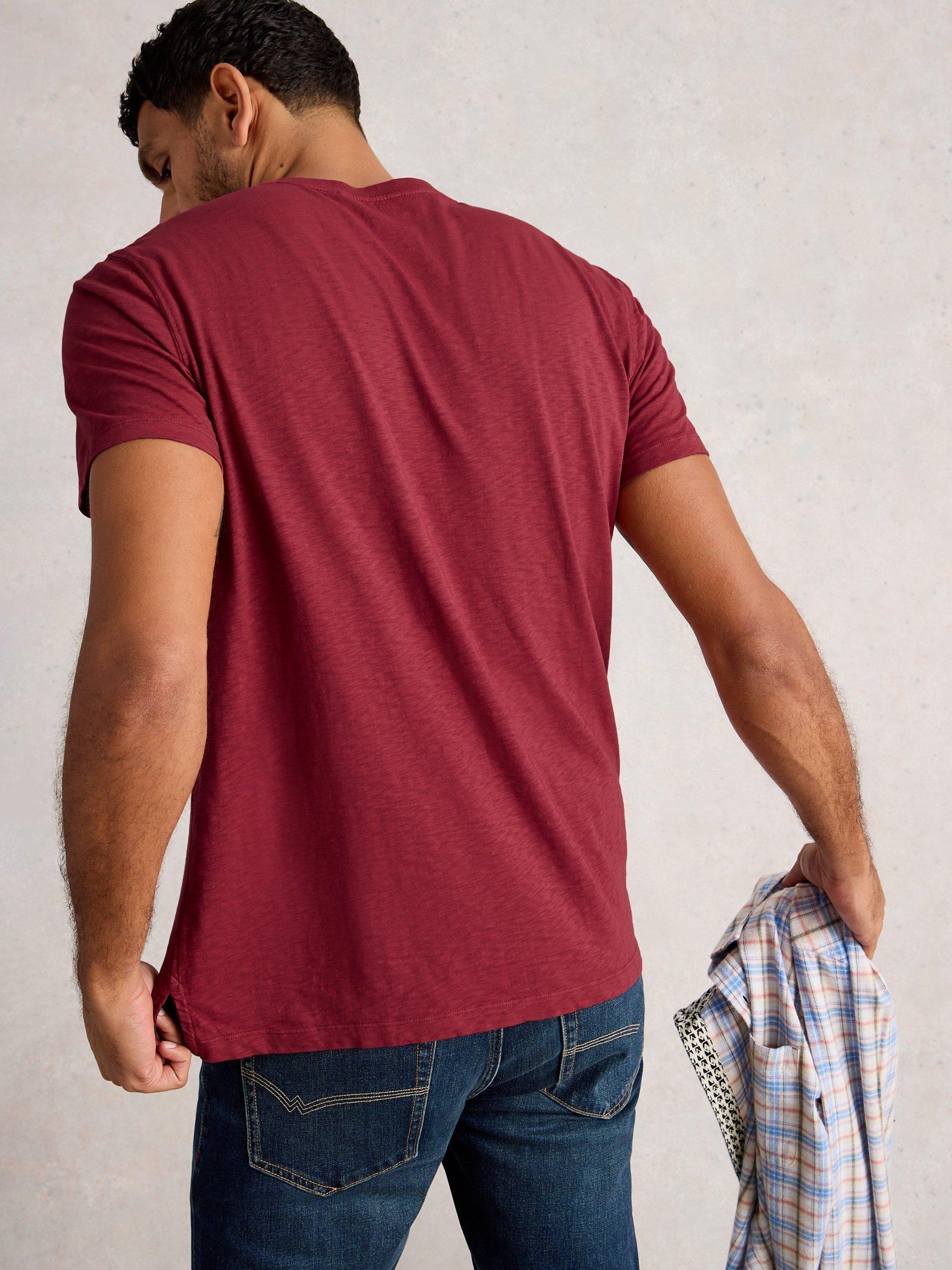 Product image 2 of 6, which shows White Stuff Abersoch Cotton T-Shirt, Red, L Reg