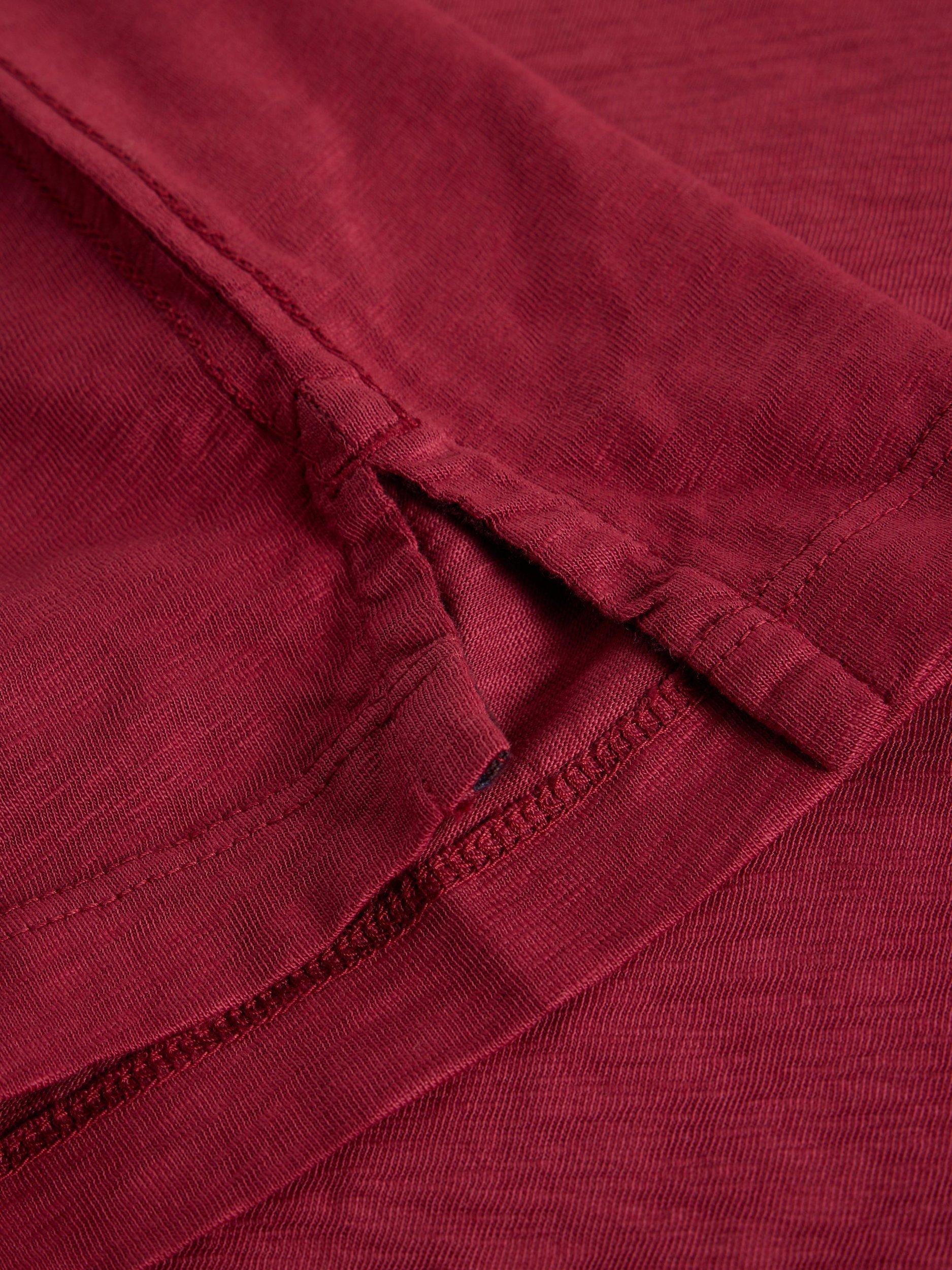 Product image 6 of 6, which shows White Stuff Abersoch Cotton T-Shirt, Red, L Reg