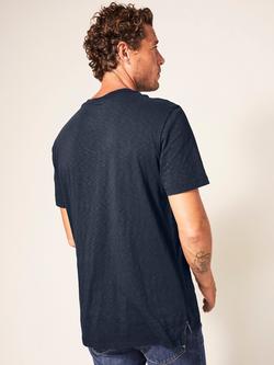 White Stuff Abersoch Cotton T-Shirt - view 2, Blue Midnight