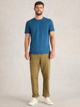 White Stuff Abersoch Cotton T-Shirt, Indigo Blue