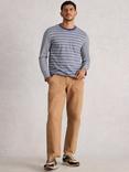 White Stuff Accleton Cotton Regular Fit Stripe Shirt