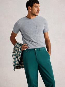 White Stuff Horsham Cotton T-Shirt, Grey Marl