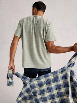 White Stuff Horsham Cotton Regular Fit Short Sleeve T-Shirt, Light Green - view 2, Light Green