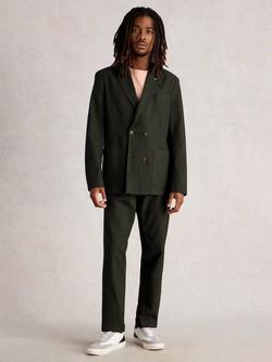 White Stuff Herringbone Cord Blazer, Khaki Green, Khaki Green
