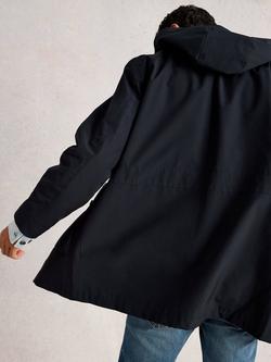 White Stuff 2 in 1 Parka Overcoat, Dark Navy - view 2, Dark Navy