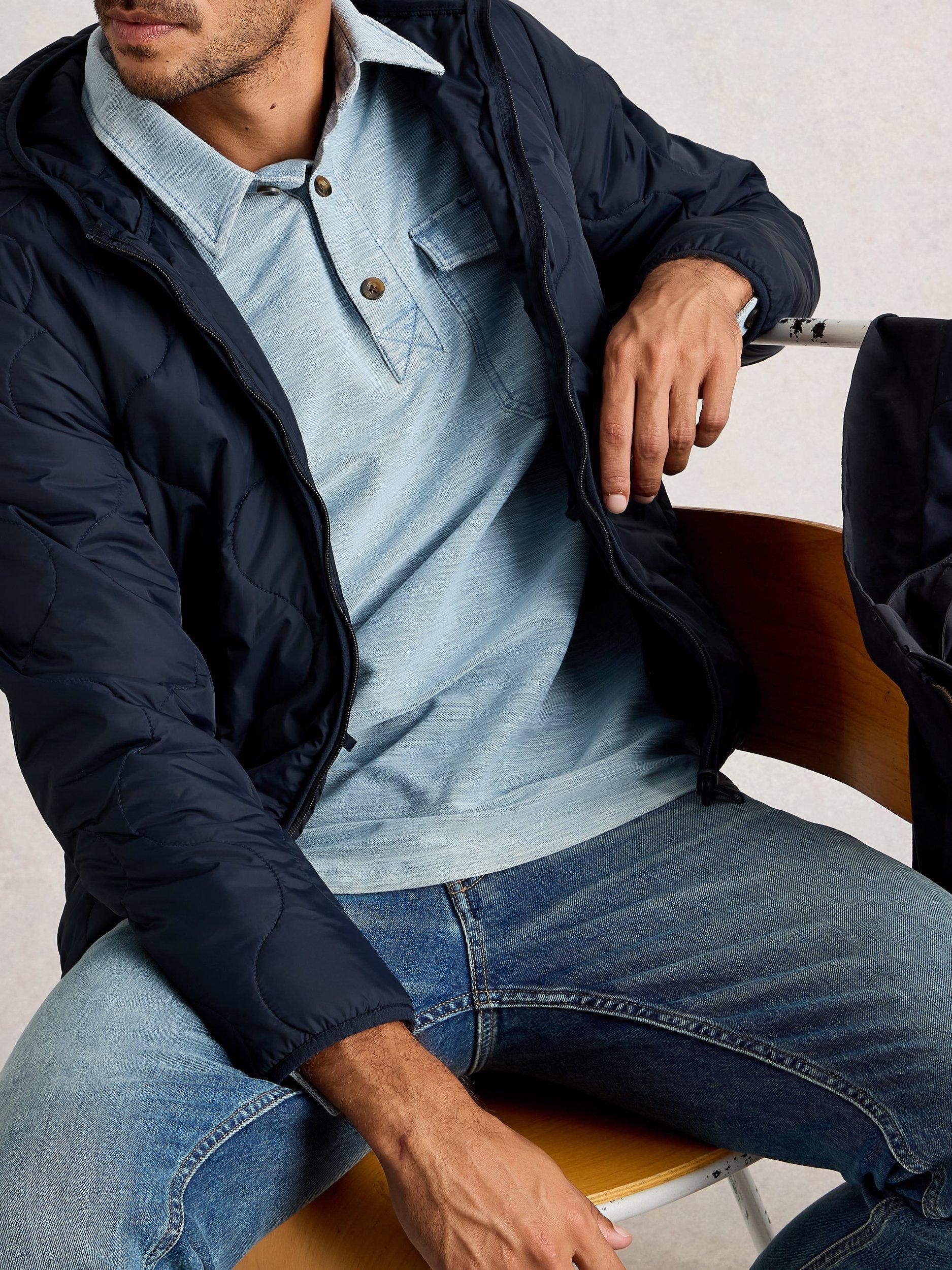 Product image 3 of 6, which shows White Stuff 2 in 1 Parka Overcoat, Dark Navy, S