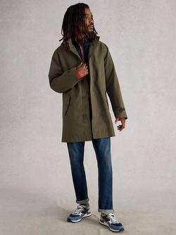 White Stuff Commuter Mac Raincoat, Khaki Green