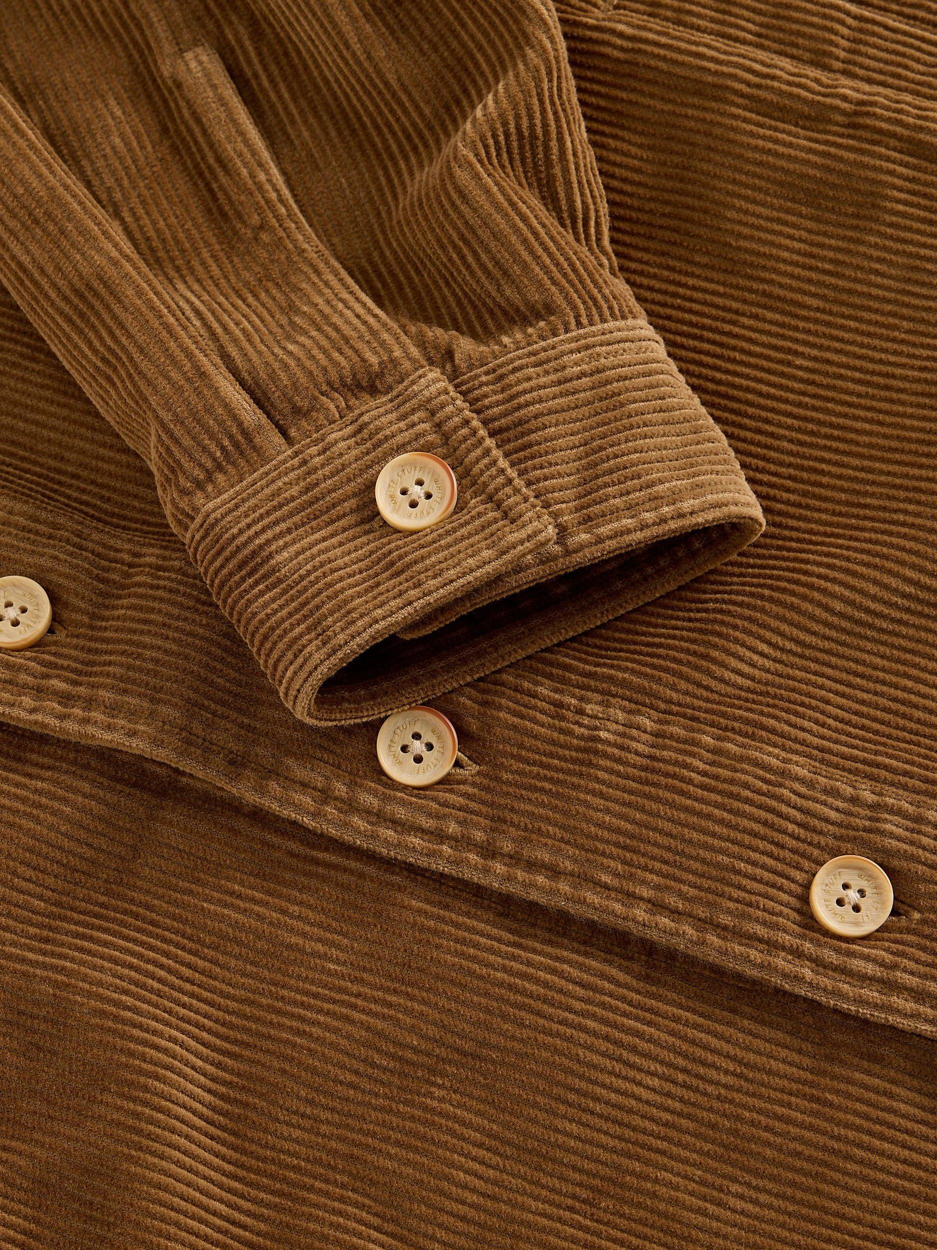Product image 6 of 6, which shows White Stuff Finch Corduroy Jacket, Mid Tan, S