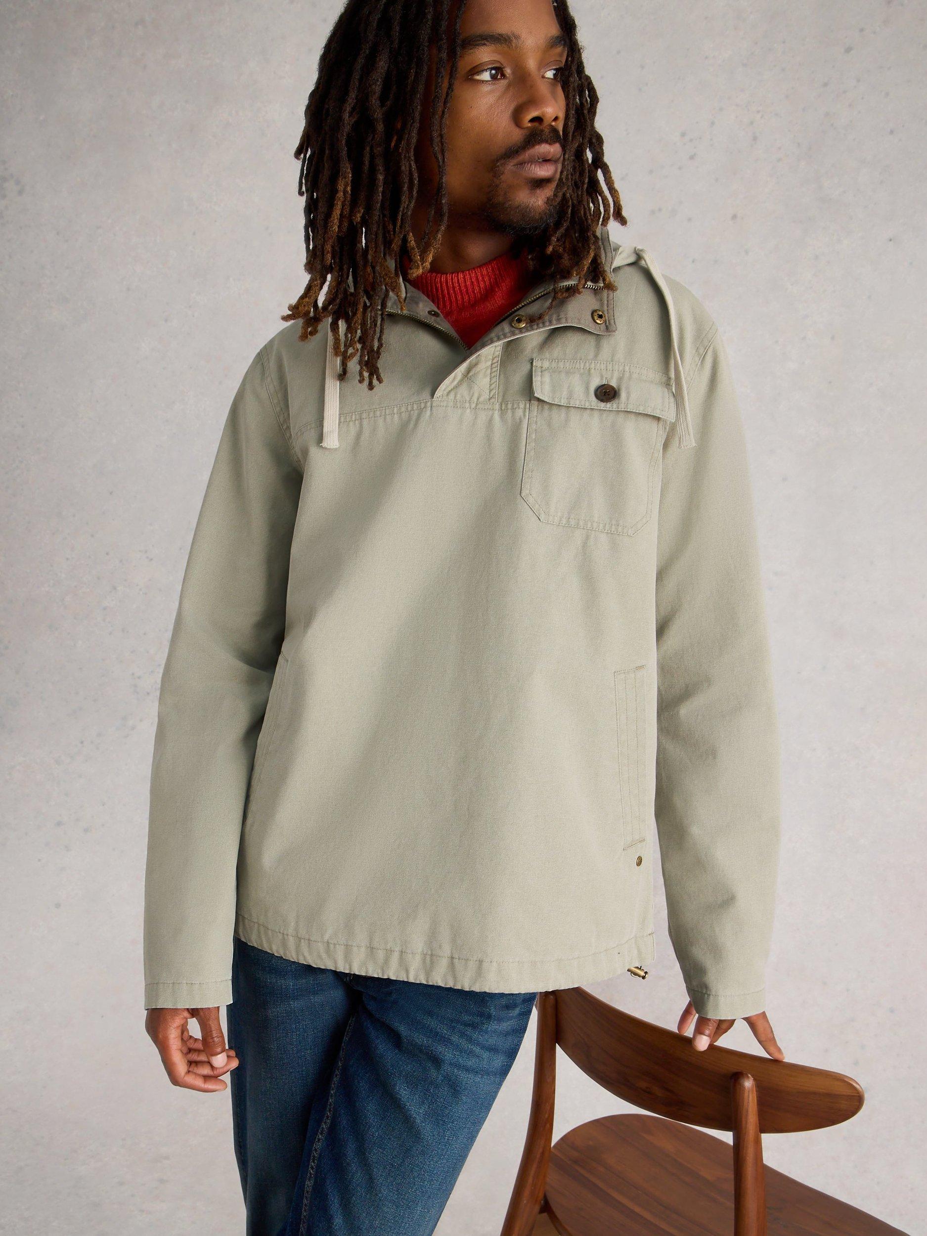 Product image 3 of 6, which shows White Stuff Cotton Utility Jacket, Light Natural, XXS