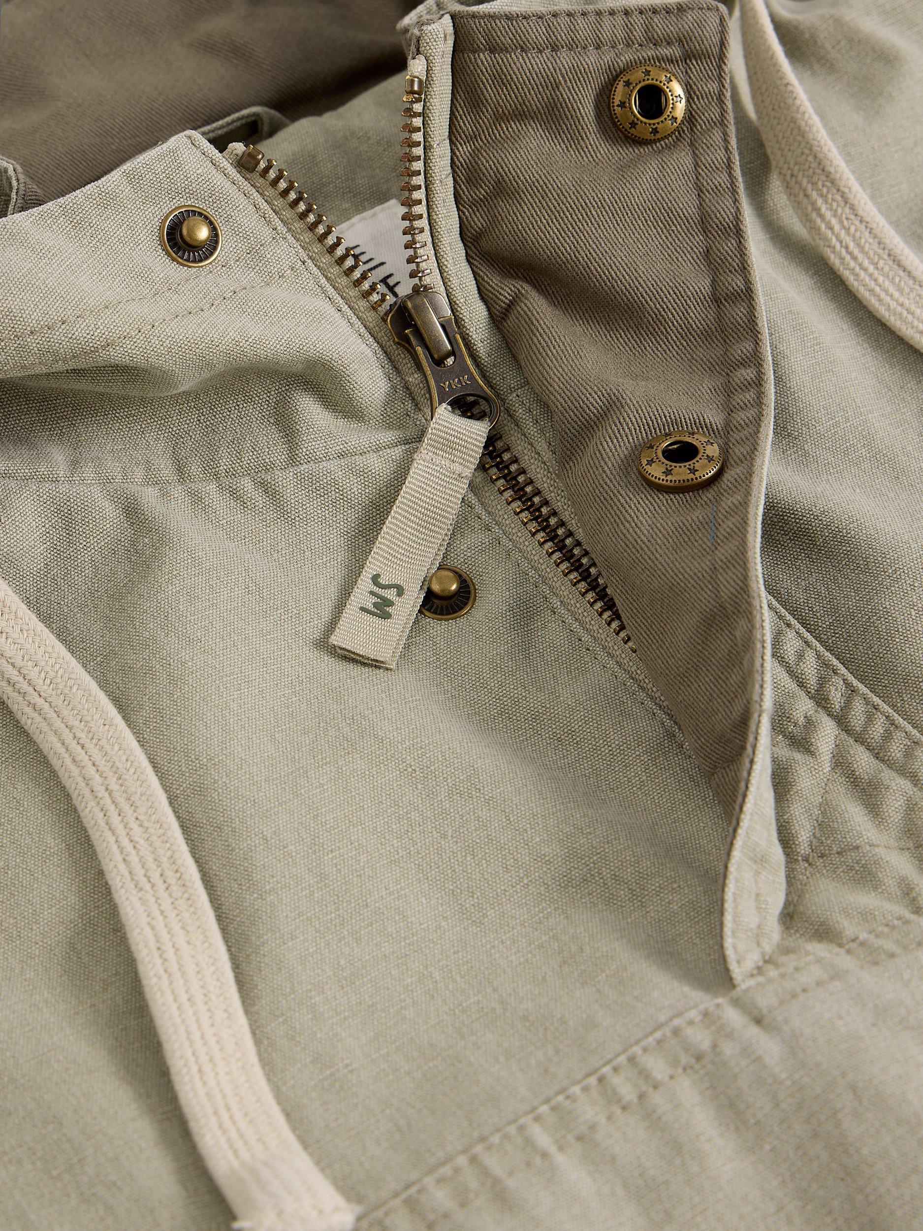 Product image 6 of 6, which shows White Stuff Cotton Utility Jacket, Light Natural, XXS