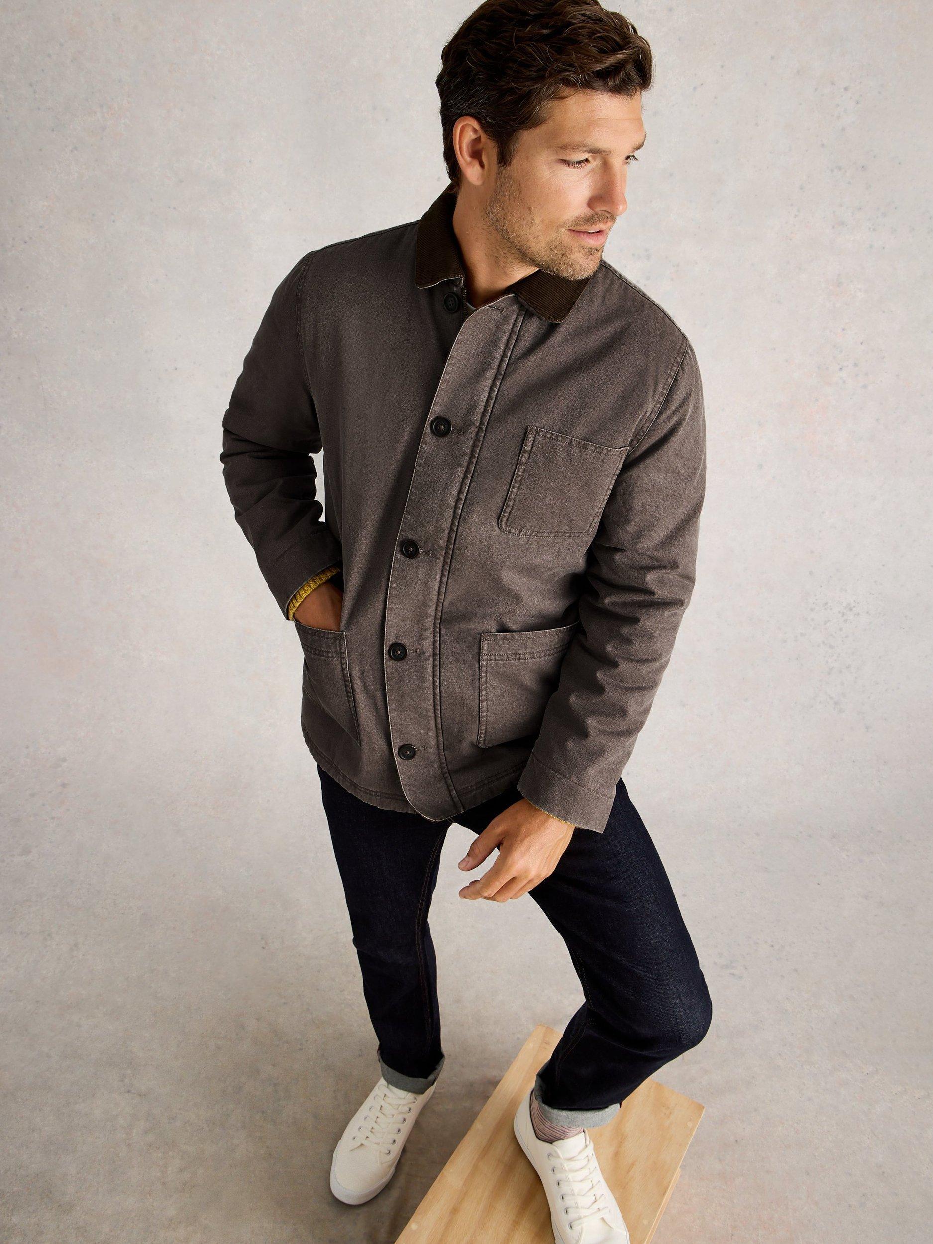 Product image 4 of 6, which shows White Stuff Utility Cotton Jacket, Mid Brown, XXS