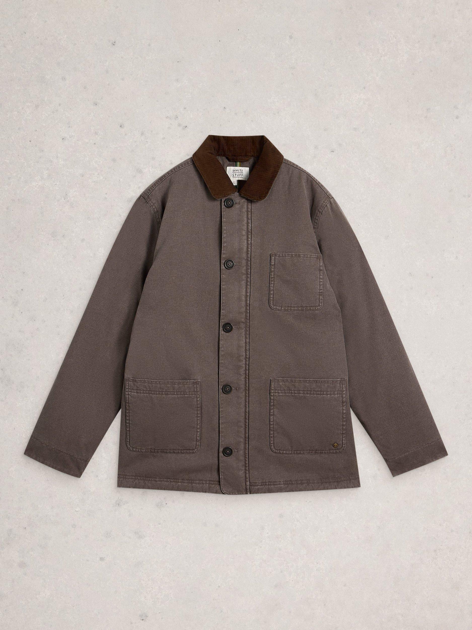 Product image 5 of 6, which shows White Stuff Utility Cotton Jacket, Mid Brown, XXS