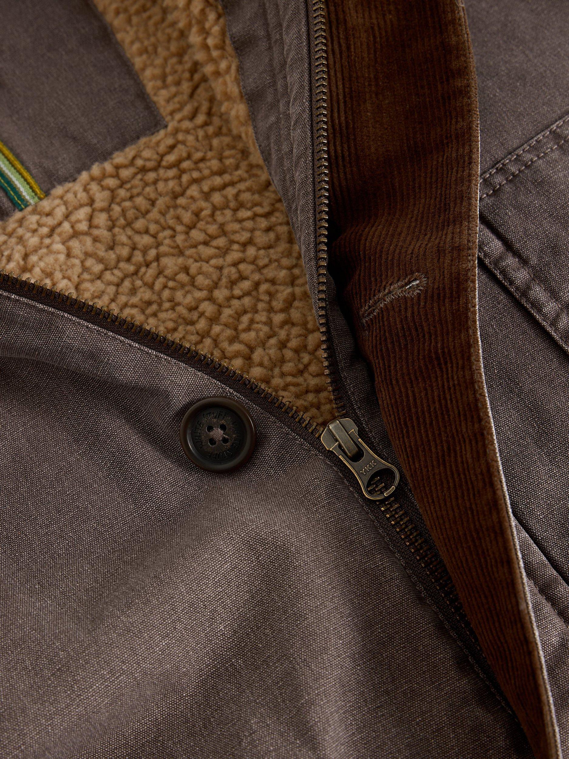 Product image 6 of 6, which shows White Stuff Utility Cotton Jacket, Mid Brown, XXS