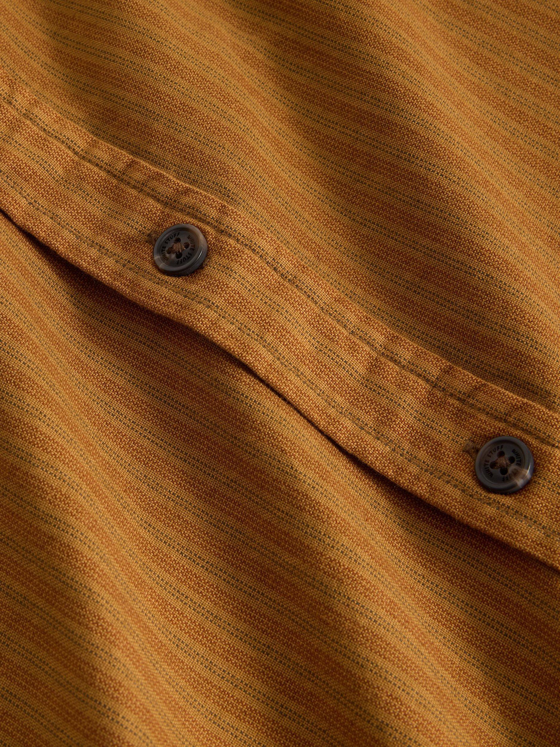 Product image 6 of 6, which shows White Stuff Bruton Cotton Shirt, Mid Tan, S