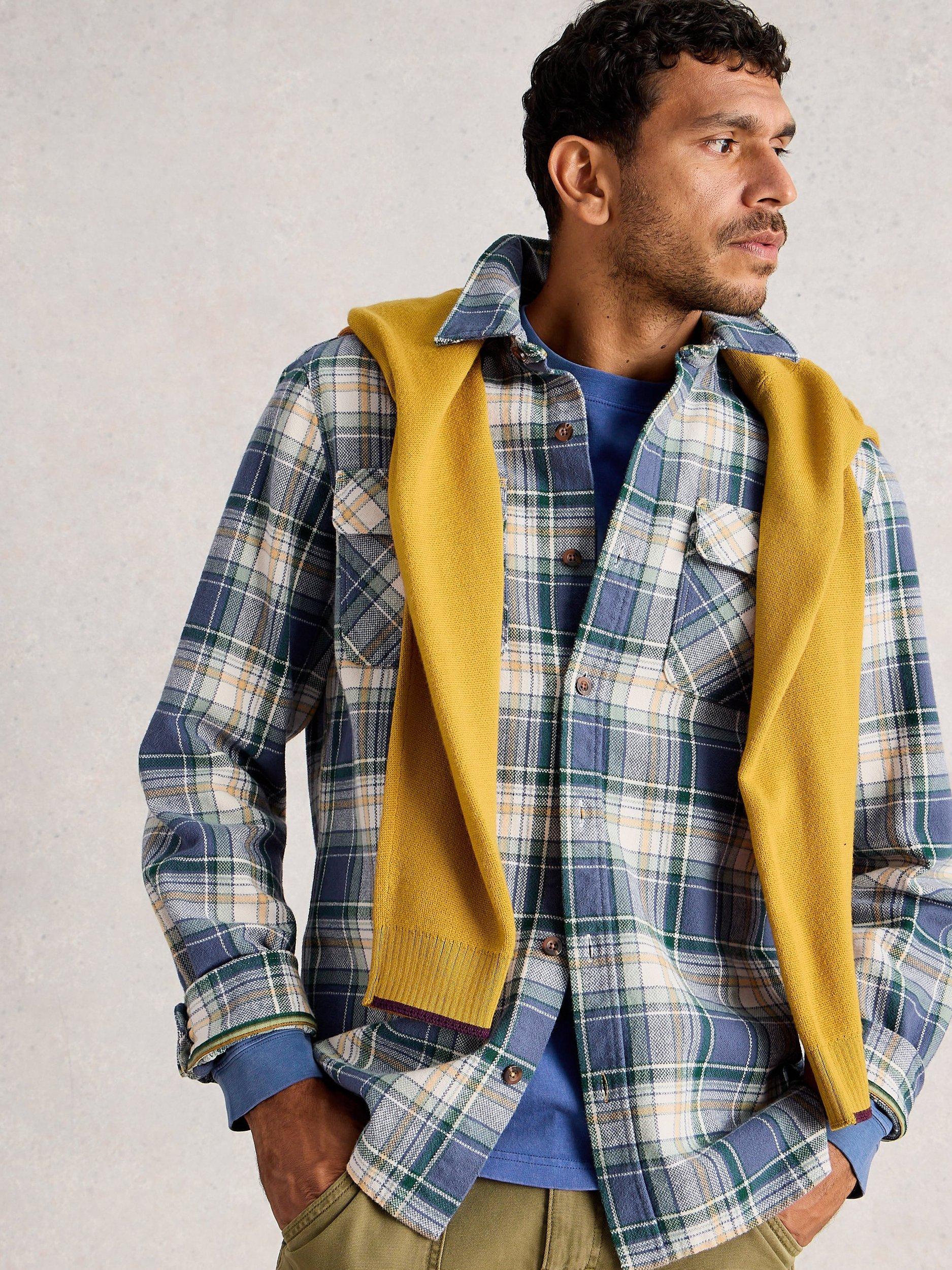 Product image 4 of 6, which shows White Stuff Darwen Shirt, Blue/Multi, XXS