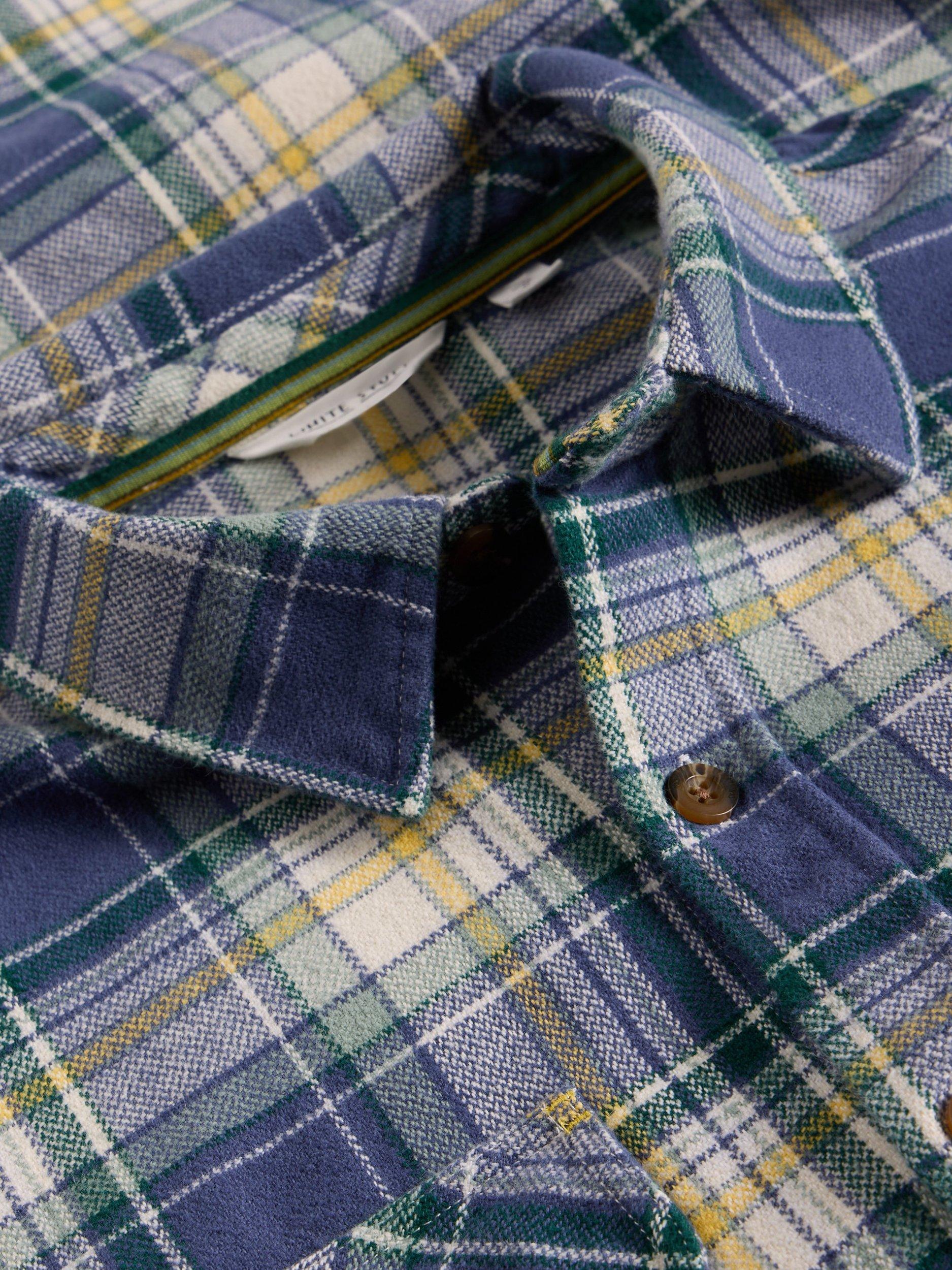 Product image 6 of 6, which shows White Stuff Darwen Shirt, Blue/Multi, XXS