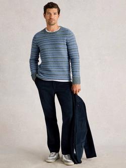 White Stuff Cord Cotton Blend Trousers, Dark Navy