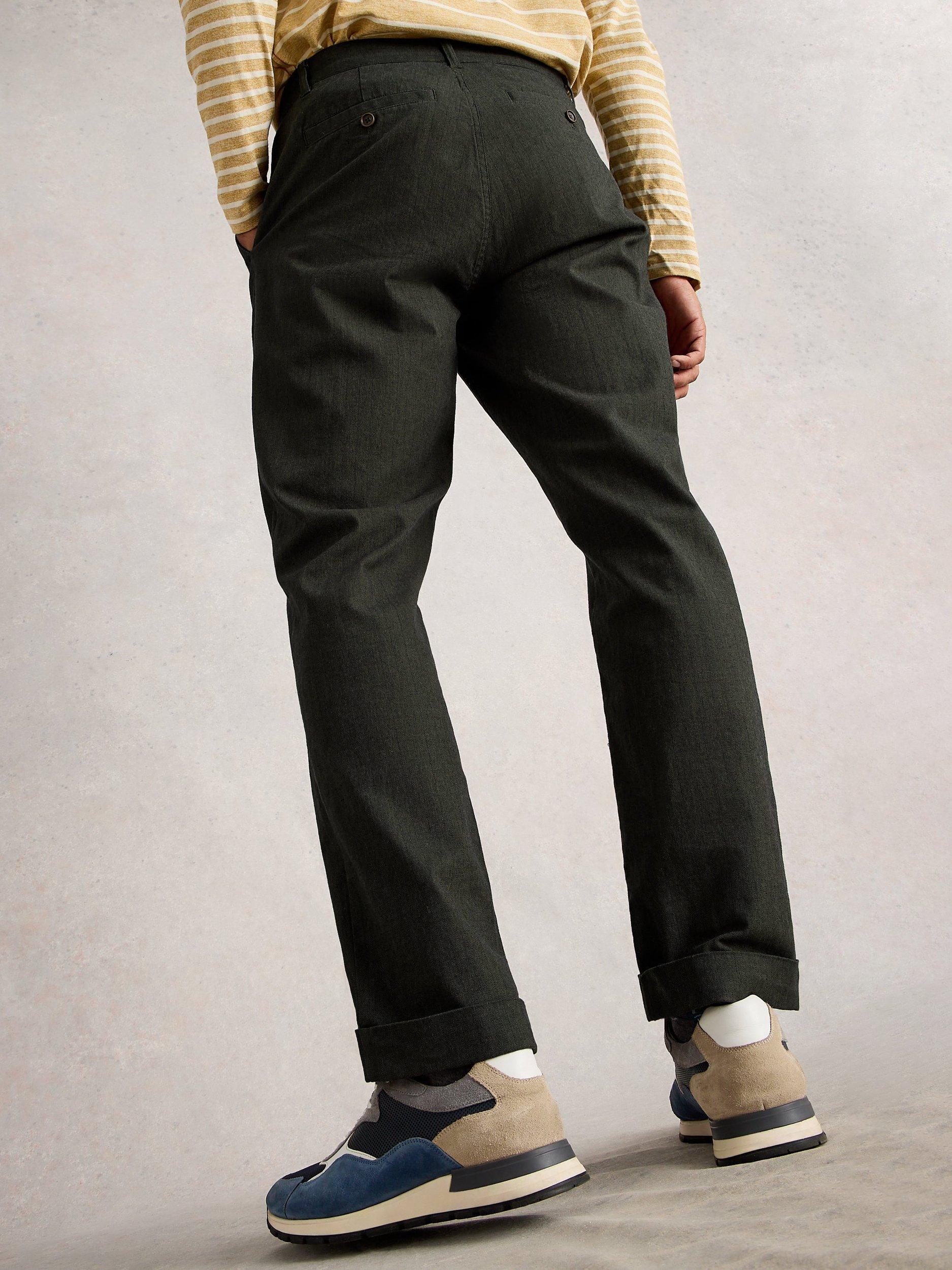 Product image 2 of 6, which shows White Stuff Herring Trousers, Khaki Green, 30R