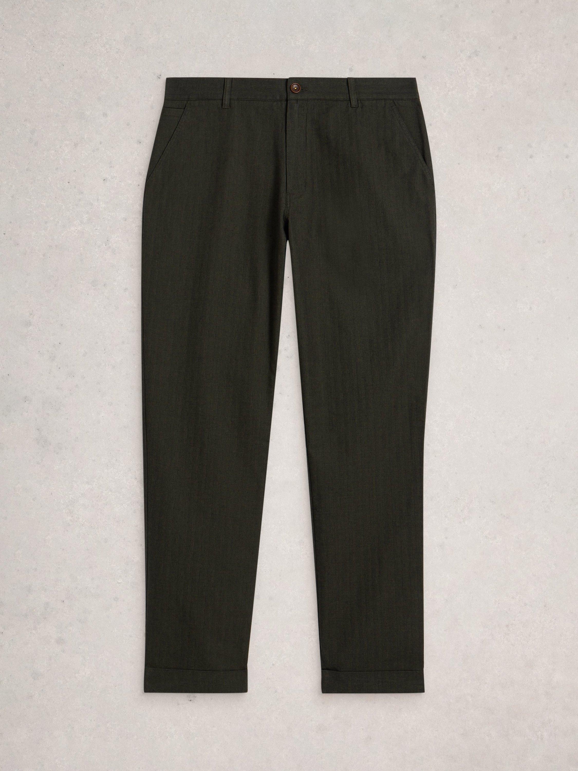 Product image 5 of 6, which shows White Stuff Herring Trousers, Khaki Green, 30R
