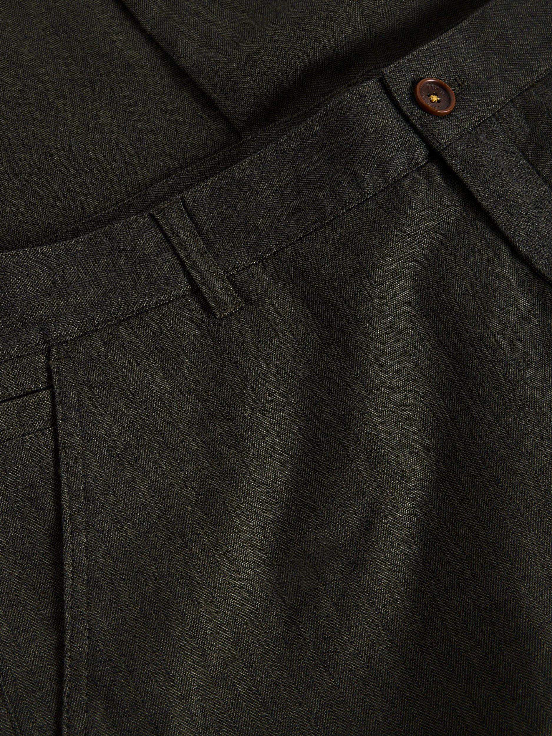 Product image 6 of 6, which shows White Stuff Herring Trousers, Khaki Green, 30R