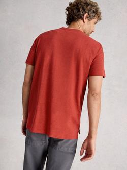 White Stuff Abersoch Bike Print Cotton Blend T-Shirt - view 2, Red