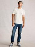 White Stuff Abersoch Cotton Regular Fit Fishing Graphic T-Shirt, White/Multi