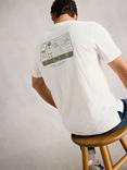 White Stuff Abersoch Cotton Regular Fit Fishing Graphic T-Shirt, White/Multi