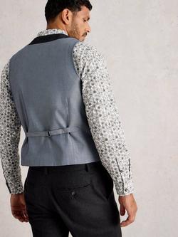 White Stuff Wool Waistcoat, Charcoal Grey - view 2, Charcoal Grey