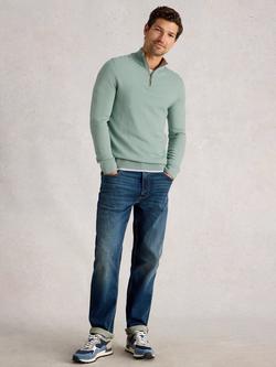 White Stuff Newport Merino Wool Funnel Neck Jumper, Light Green