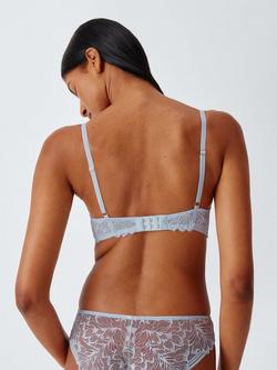 John Lewis Hallie High Apex Underwired Bra, Light Blue - view 2, Light Blue