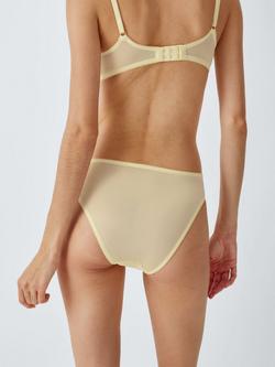 John Lewis Kiki Floral Embroidered Knickers - view 2, Yellow