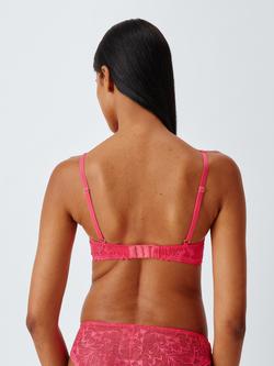 John Lewis Hallie High Apex Bra, Hot Pink - view 2, Hot Pink