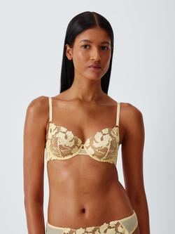 John Lewis Renee Balcony Bra, Yellow, Yellow