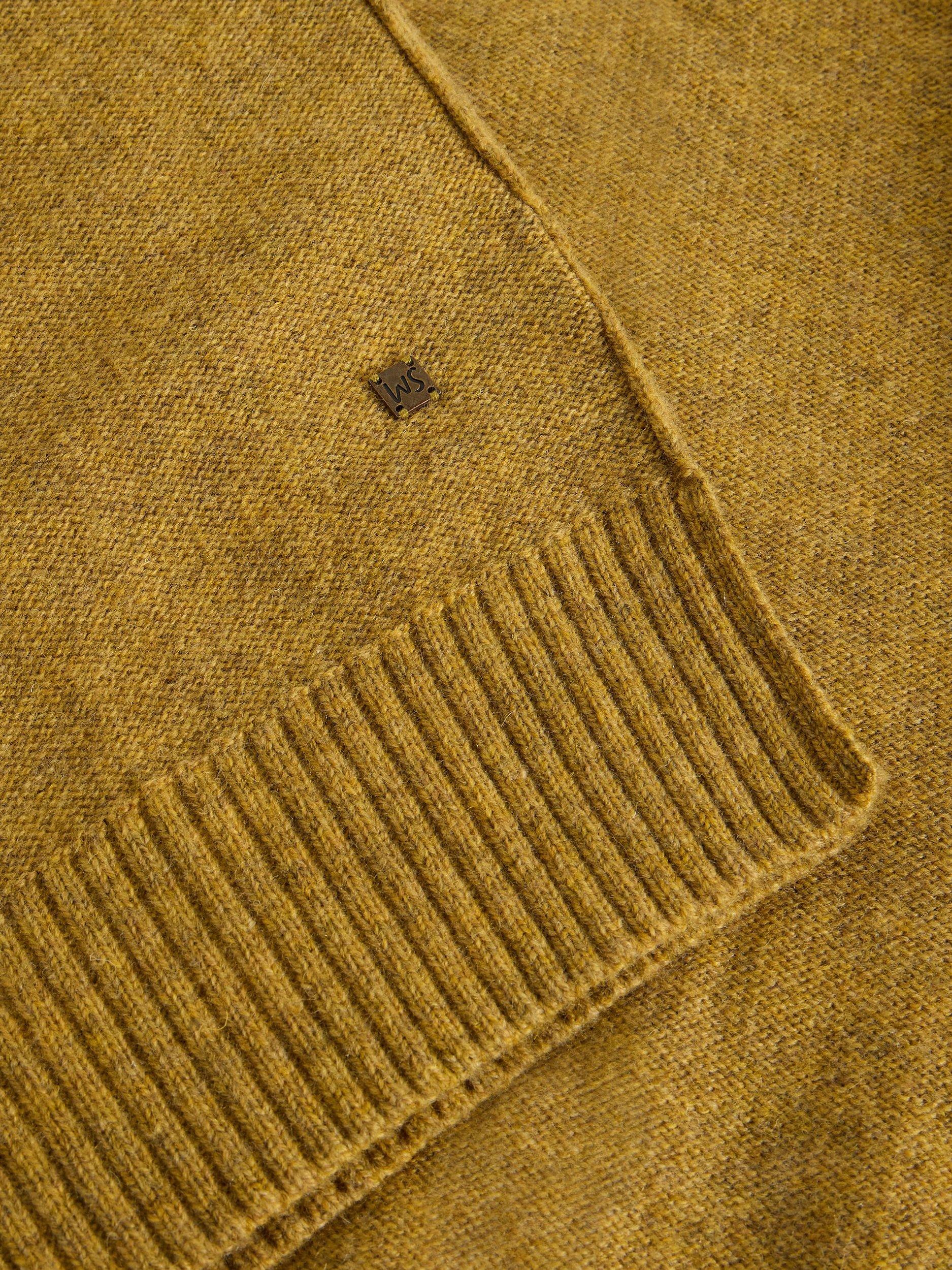 Product image 6 of 6, which shows White Stuff Milton Crew Neck Lambswool Blend Jumper, Mid Yellow, XXL