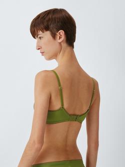 John Lewis Camilla Non-Padded Adjustable Lace Bra - view 2, Peatmoss