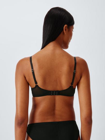 John Lewis Renee Balcony Bra, Black - view 2, Black