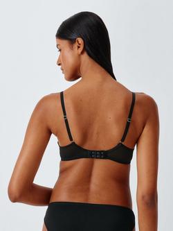 John Lewis Renee Padded Plunge Bra, Black - view 2, Black